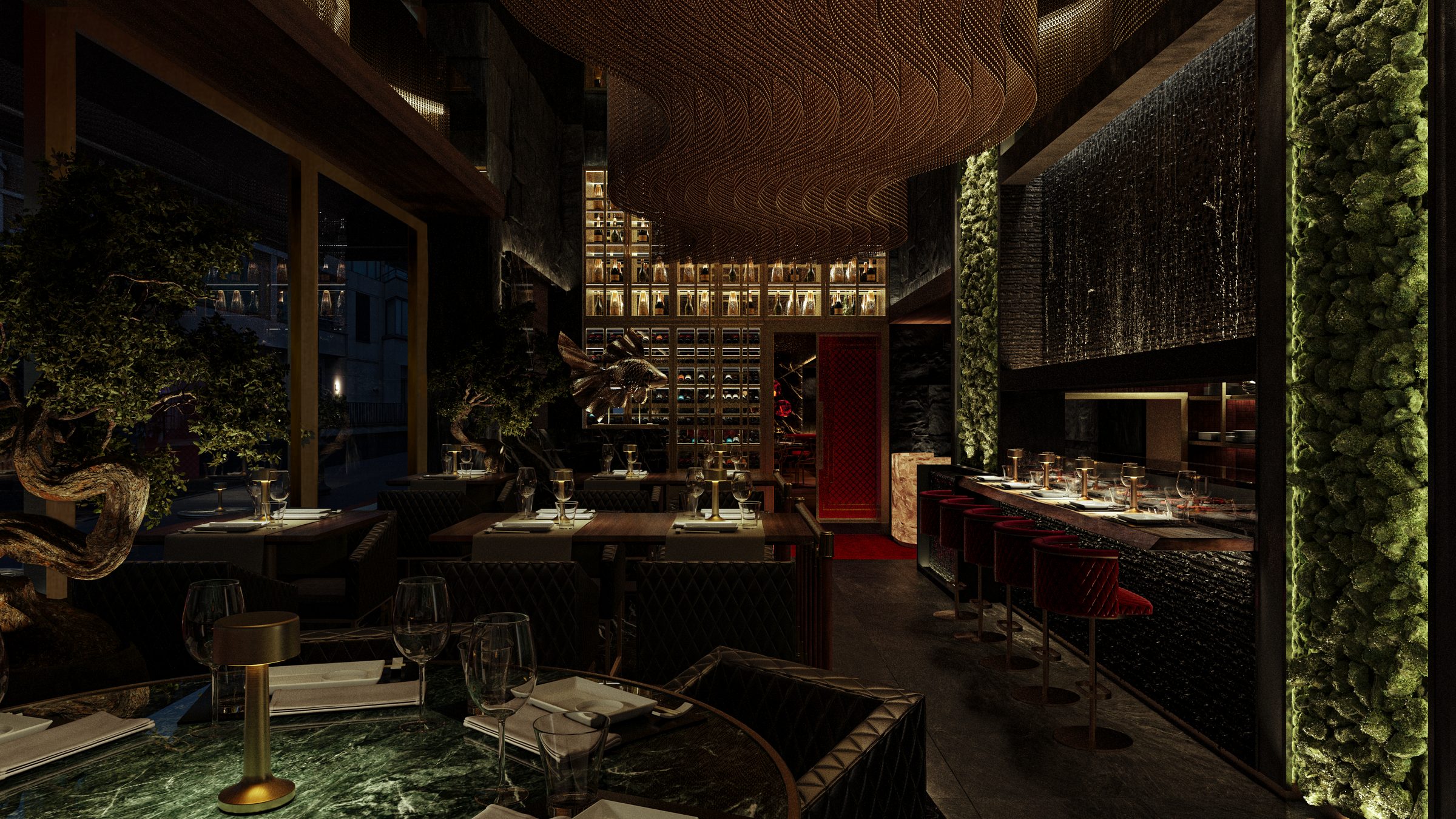 99 Sushi Bar & Restaurant, Mayfair &mdash; interior view