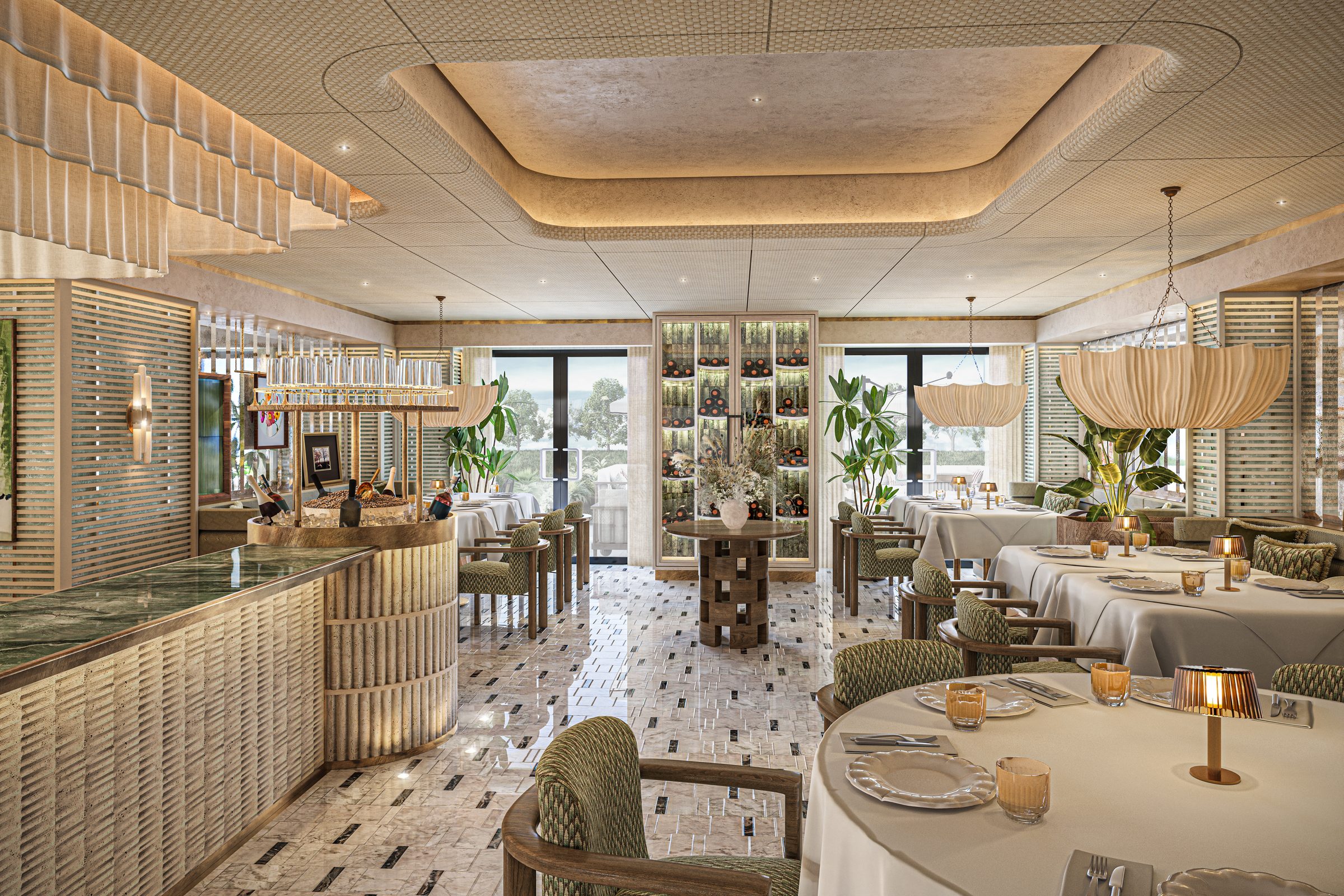 Maman, Mandarin Oriental Muscat &mdash; interior view