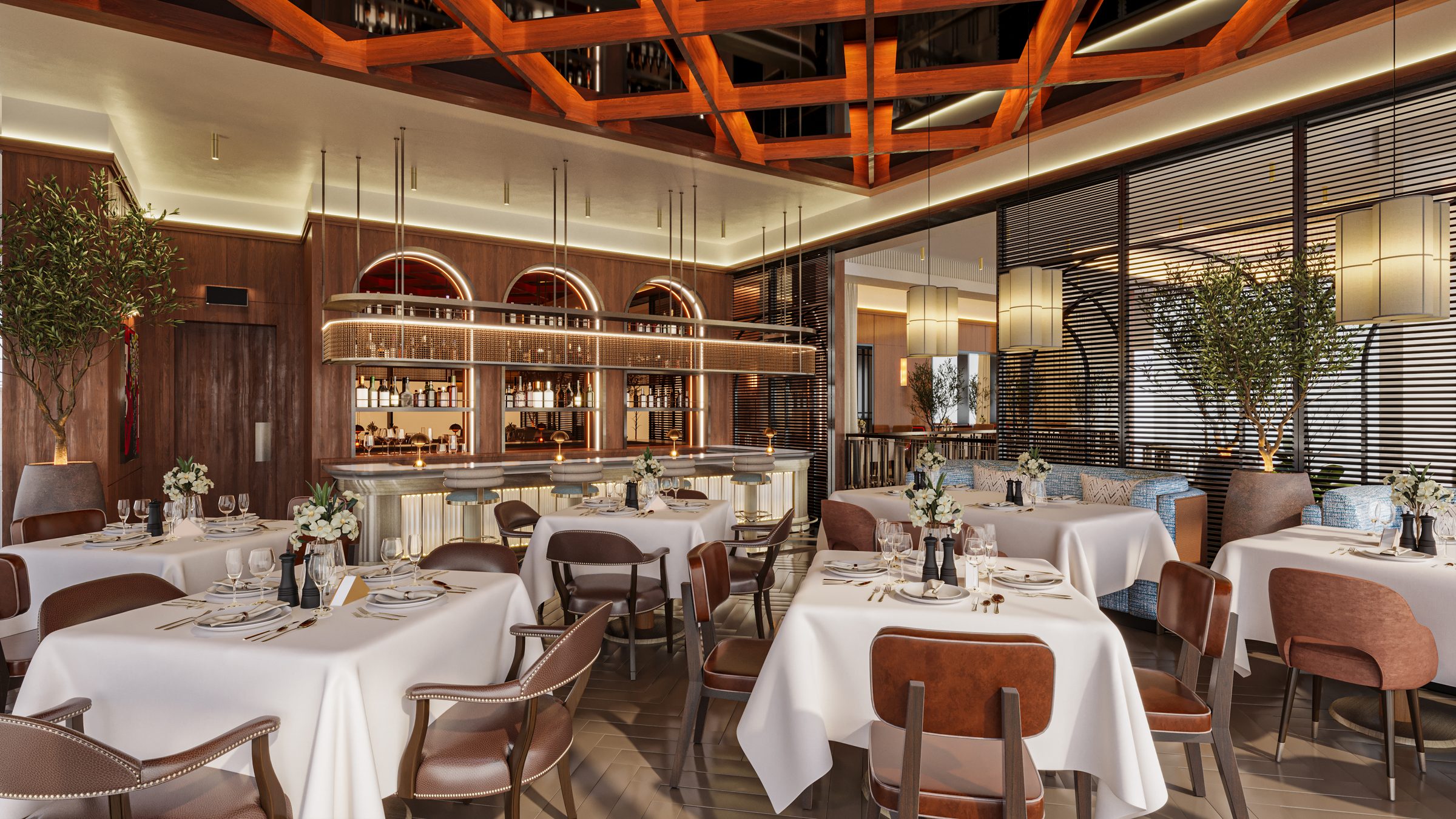 Novikov Brasserie, Manama &mdash; interior view