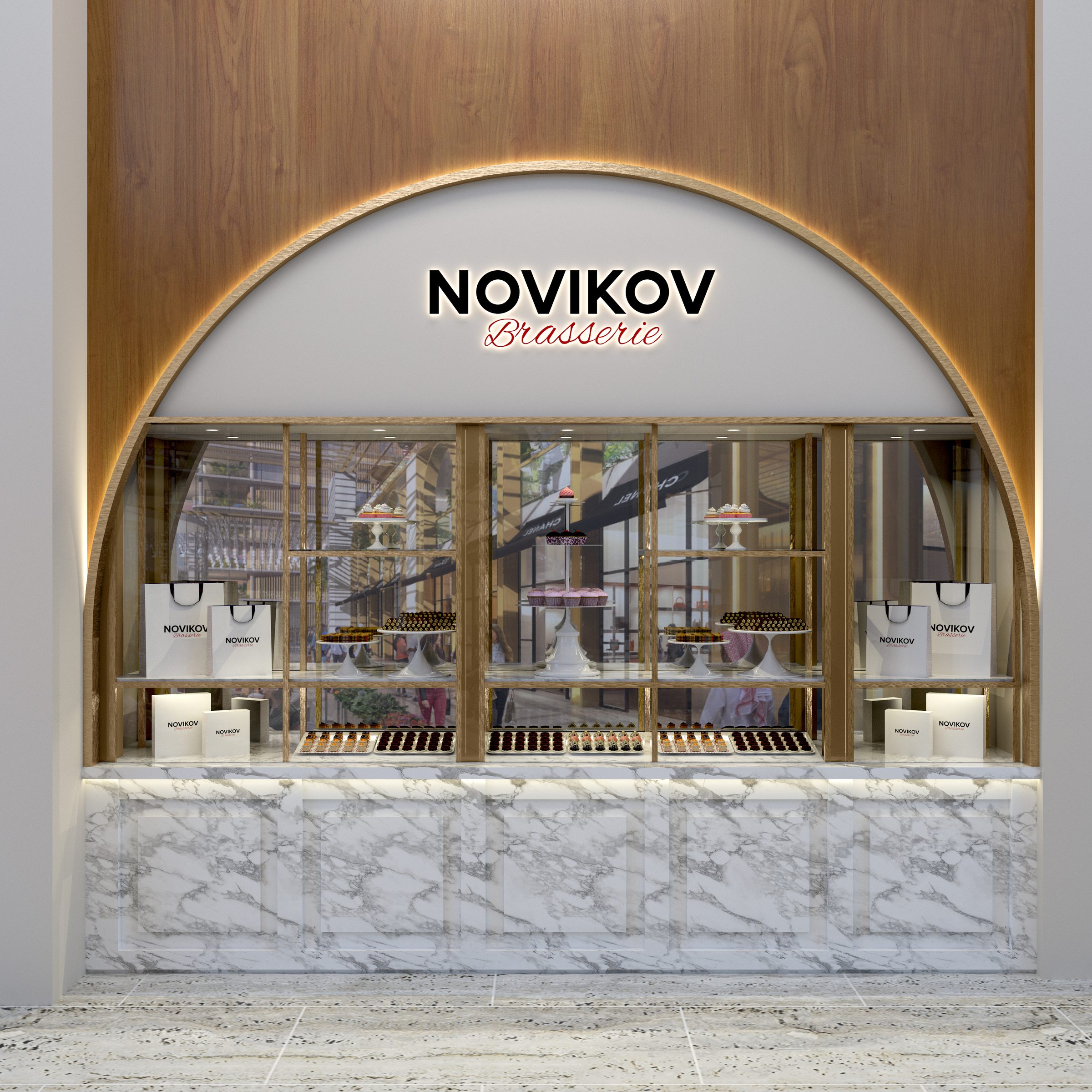 Novikov Brasserie, Manama &mdash; interior view