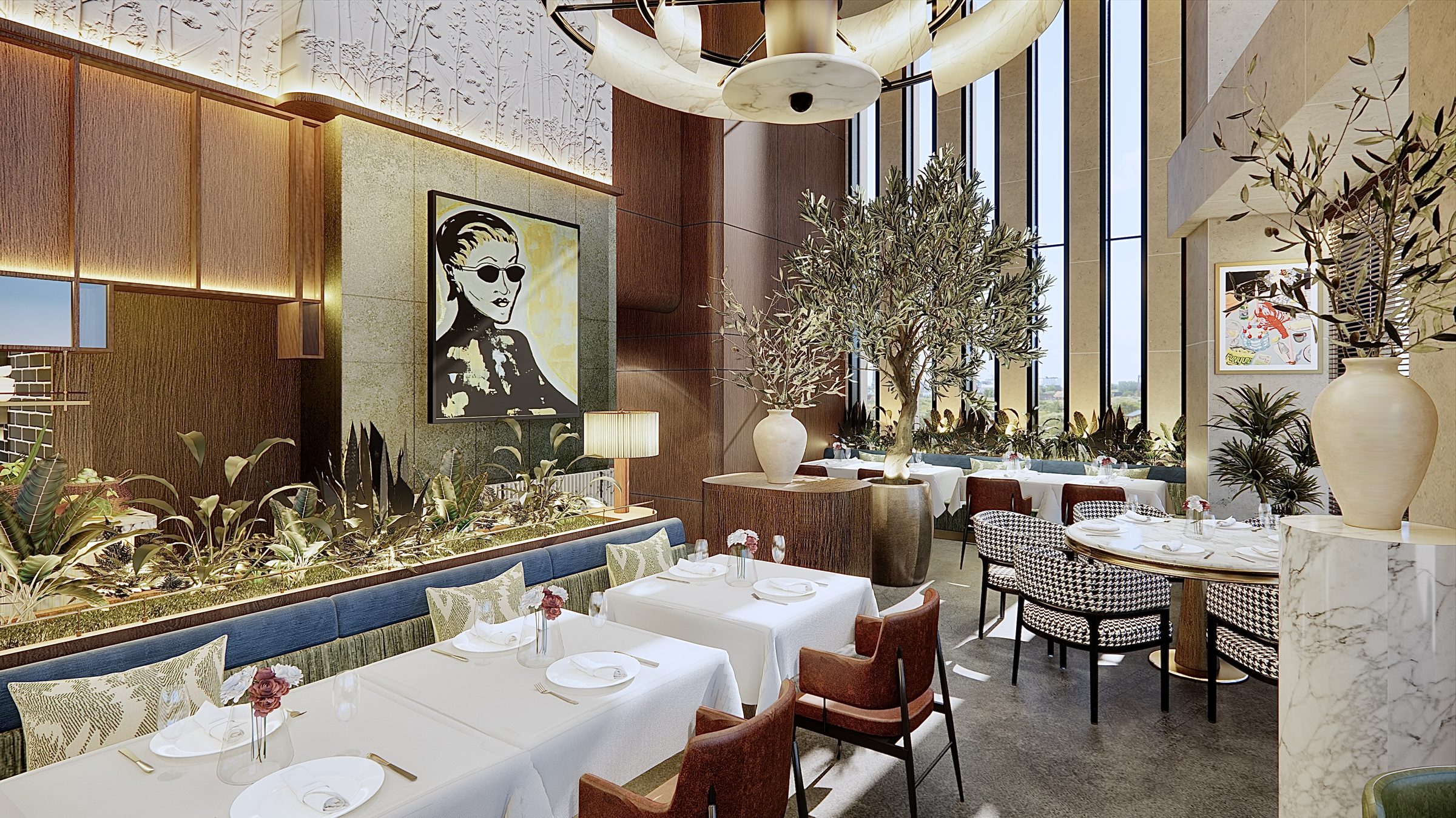 Novikov Cafe, Doha &mdash; detail