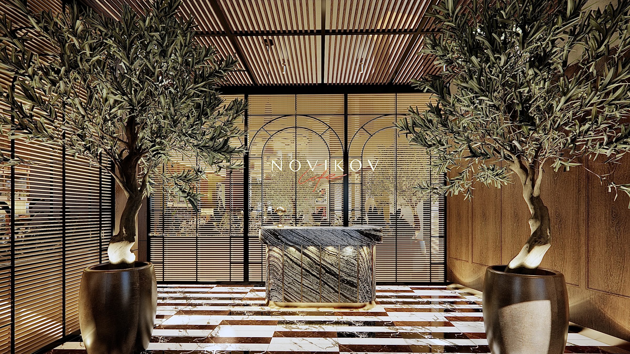 Novikov Cafe, Doha &mdash; detail