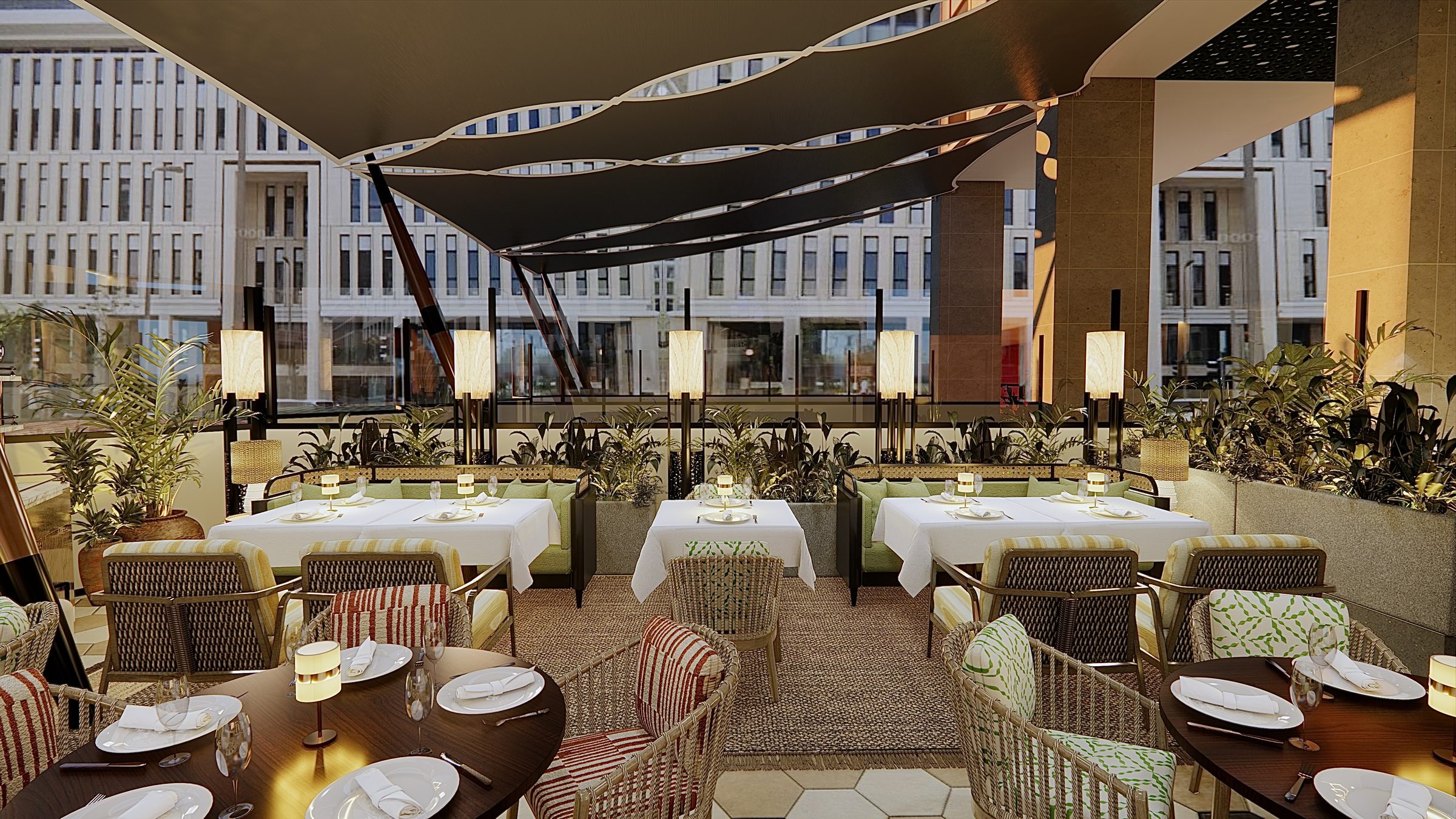 Novikov Cafe, Doha &mdash; detail