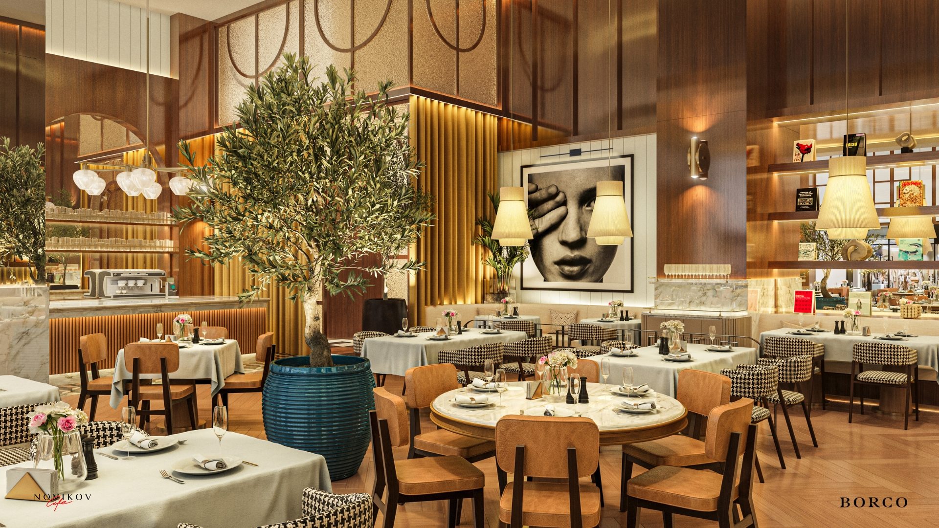 Novikov Cafe, Palm Jumeirah — Dubai, UAE